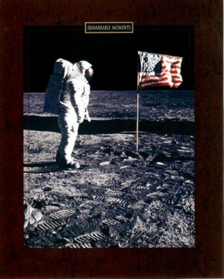Apollo 11 "Man on the Moon"
Neil Armstrong and Buzz Aldrin landed on the moon in 1969.  
Keywords: apollo 11 armstrong aldrin 8x10 photo