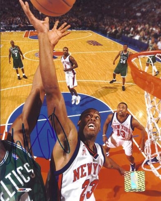 Marcus Camby Autographed New York Knicks 8x10 Photo
