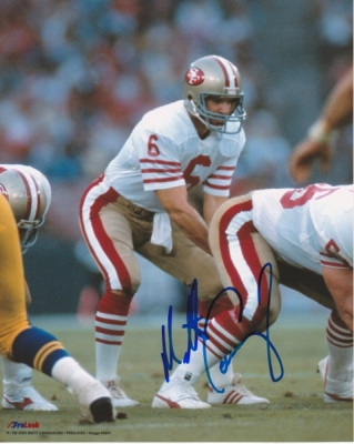 Matt Cavanaugh Autographed San Francisco 49ers 8x10 Photo 
