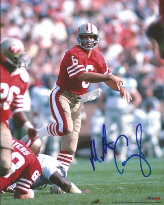 Matt Cavanaugh Autographed San Francisco 49ers 8x10 Photo 
