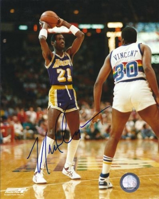 Michael Cooper Autographed Los Angeles Lakers 8x10 Photo
