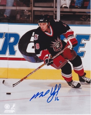 Mike York Autographed New York Rangers 8x10 Photo
