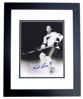 Noel Picard Autographed St. Louis Blues 8x10 Photo BLACK CUSTOM FRAME
