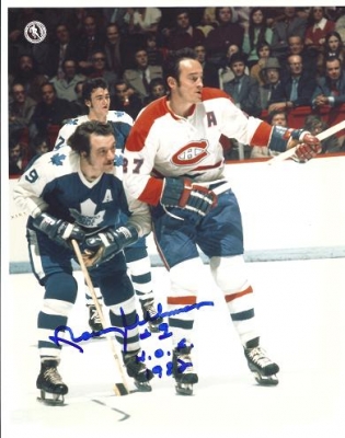 Norm Ullman Autographed Toronto Maple Leafs 8x10 Photo ~ Hall of Famer
