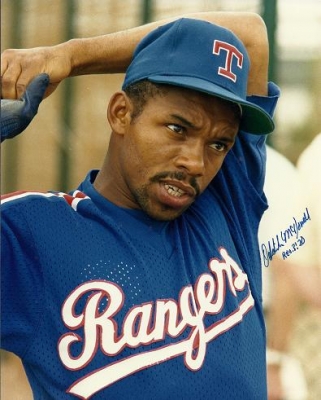 Oddibe McDowell Autographed Texas Rangers 8x10 Photo
