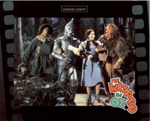 Wizard of Oz "We're off to see the Wizard" Horz.
The title says it all, a great scene from an all time classic movie.  
Keywords: wizard of oz 8x10 photo dorthy