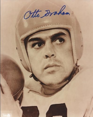 Otto Graham Autographed Cleveland Browns 8x10 Photo ~ Hall of Famer
