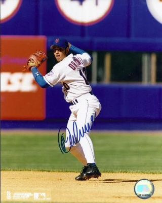 Rey Ordonez Autographed New York Mets 8x10 Photo

