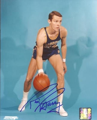 Rick Barry Autographed Golden State Warriors 8x10 Photo ~ Hall of Famer
