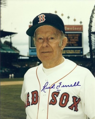 Rick Ferrell Autographed Boston Red Sox 8x10 Photo (Deceased) ~ Hall of Famer
