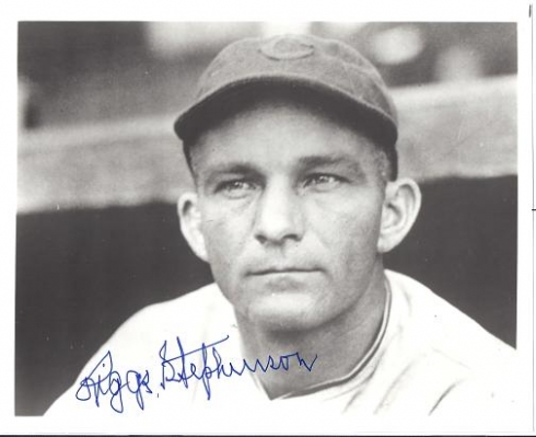 Riggs Stephenson Autographed Chicago Cubs 8x10 Photo (Deceased)
