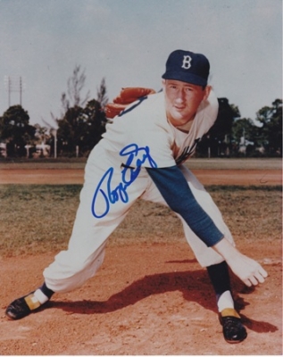 Roger Craig Autographed Brooklyn Dodgers 8x10 Photo - 3x World Series Champion
