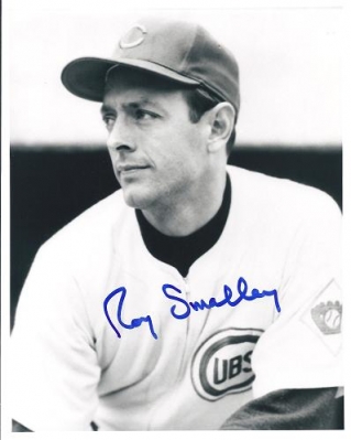 Roy Smalley Autographed Chicago Cubs 8x10 Photo
