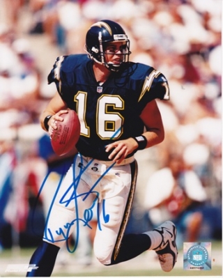 Ryan Leaf Autographed San Diego Chargers 8x10 Photo
