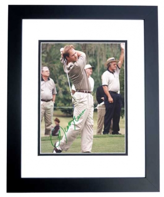 Scott McCarron Autographed Golf 8x10 Photo BLACK CUSTOM FRAME
