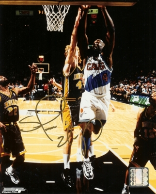 Shawn Kemp Autographed Cleveland Cavaliers 8x10 Photo

