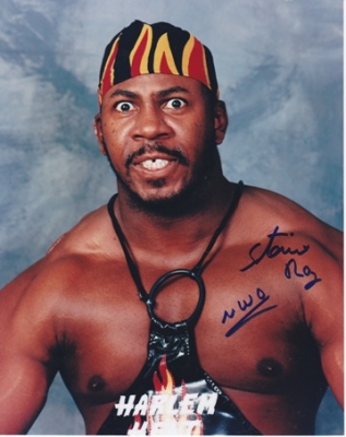 Stevie Rey Autographed Wrestling 8x10 Photo
