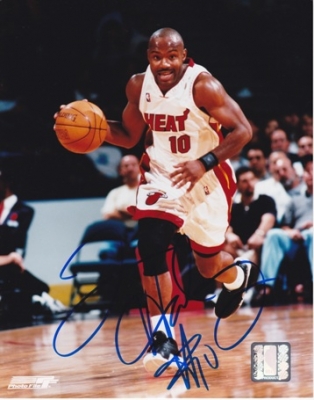 Tim Hardaway Autographed Miami Heat 8x10 Photo
