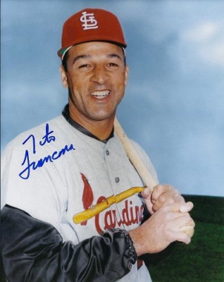 Tito Francona Autographed St. Louis Cardinals 8x10 Photo
