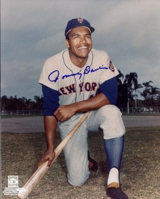 Tommy Davis Autographed New York Mets 8x10 Photo
