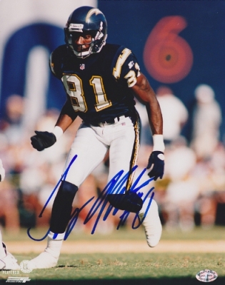 Tony Martin Autographed San Diego Chargers 8x10 Photo
