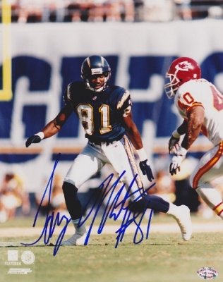 Tony Martin Autographed San Diego Chargers 8x10 Photo
