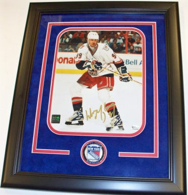 Wayne Gretzky Autographed New York Rangers 8x10 Action Photo ~ White Jersey ~ Custom Framed
Keywords: WG8x10F