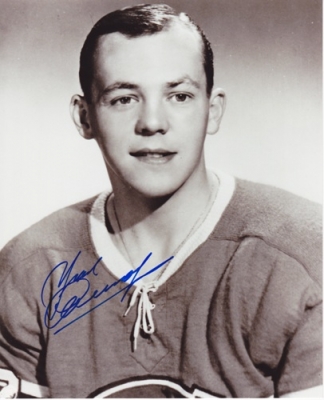 Yvan Cournoyer Autographed Montreal Canadians 8x10 Photo - Hall of Famer
