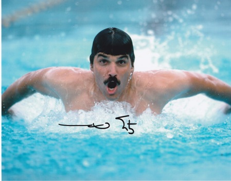 Mark Spitz Autographed Swimming 8x10 Photo
