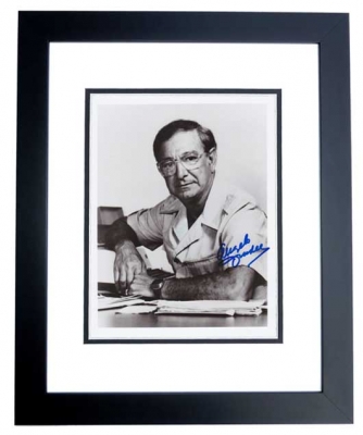 Angelo Dundee Autographed Boxing 8x10 Photo BLACK CUSTOM FRAME - Deceased Trainer for Muhammad Ali
