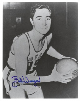 Bobby Wanzer Autographed Rochester Royals 8x10 Photo ~ Hall of Famer 
