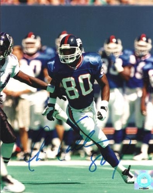 Chris Calloway Autographed New York Giants 8x10 Photo 
