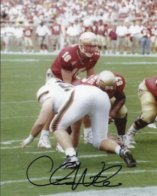 Chris Weinke Autographed Florida State Seminoles FSU 8x10 Photo - 2000 Heisman Trophy Winner
