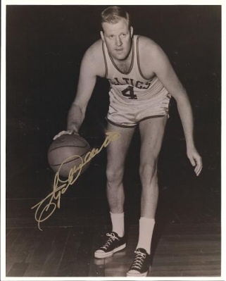 Clyde Lovellette Autographed Boston Celtics 8x10 Photo ~ Hall of Famer

