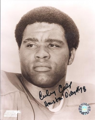 Curly Culp Autographed Houston Oilers 8x10 Photo 
