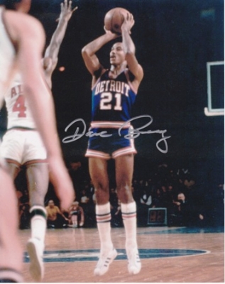 Dave Bing Autographed 8x10 Detroit Pistons Photo
