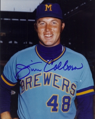Jim Colburn Autographed Milwaukee Brewers 8x10 Photo
