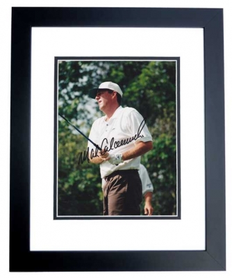 Mark Calcavecchia Autographed Golf 8x10 Photo BLACK CUSTOM FRAME
