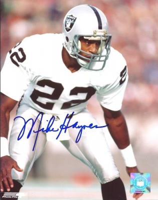 Mike Haynes Autographed Los Angeles Raiders 8x10 Photo ~ Hall of Famer
