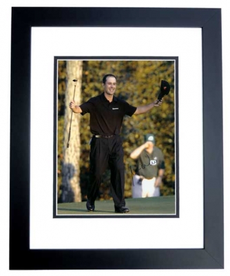 Mike Weir Autographed Golf 8x10 Photo BLACK CUSTOM FRAME

