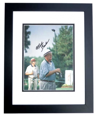 Miller Barber Autographed Golf 8x10 Photo BLACK CUSTOM FRAME
