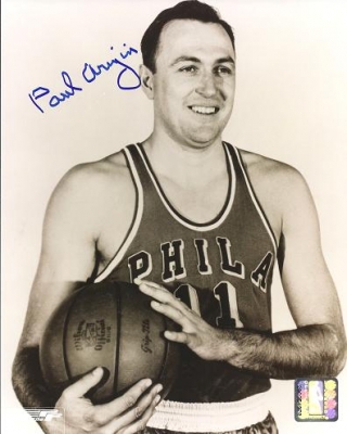 Paul Arizin Autographed Philadelphia 76ers 8x10 Photo

