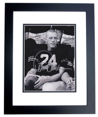 Pete Dawkins Autographed Army 8x10 Photo BLACK CUSTOM FRAME - 1958 Heisman Trophy Winner
