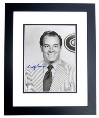Scotty Bowman Autographed Detroit Red Wings 8x10 Photo BLACK CUSTOM FRAME - Hall of Famer
