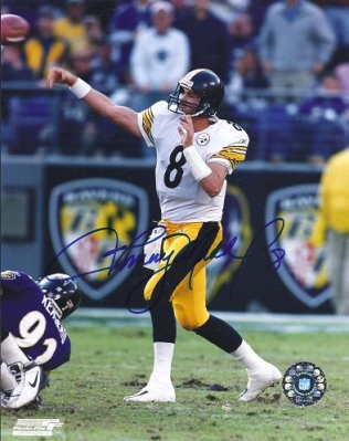 Tommy Maddux Autographed Pittsburgh Steelers 8x10 Photo 
