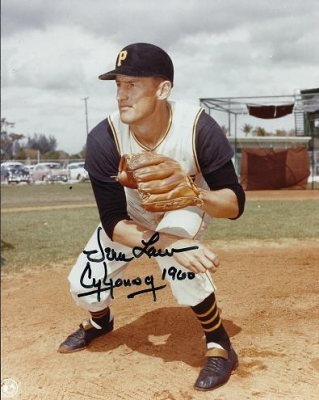 Vern Law Autographed Pittsburgh Pirates 8x10 Photo with "CY YOUNG 1960" Inscription
